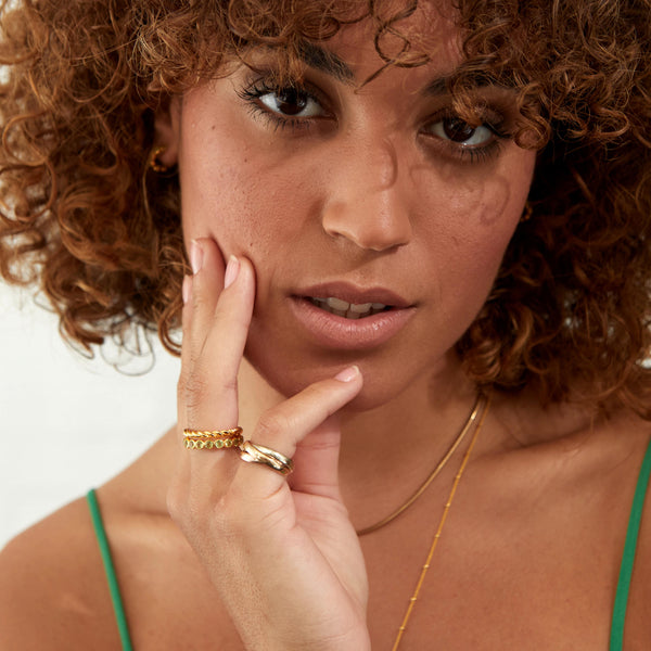 Ortigia Peridot & Gold Vermeil Ring