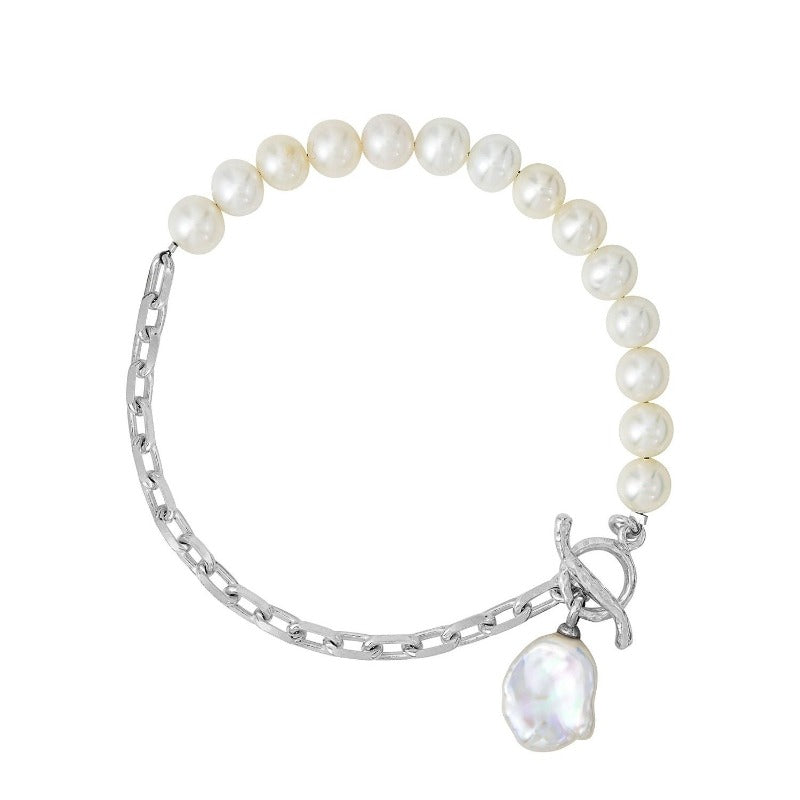 Luna Freshwater & Keshi Pearl Bracelet