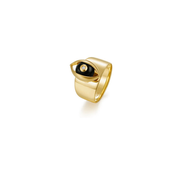 The Eye Ring with Onyx
