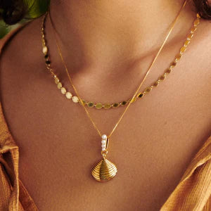 Treasured Shell Gold Necklace
