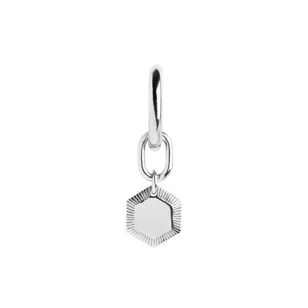 Ravello Huggie Hoop Silver