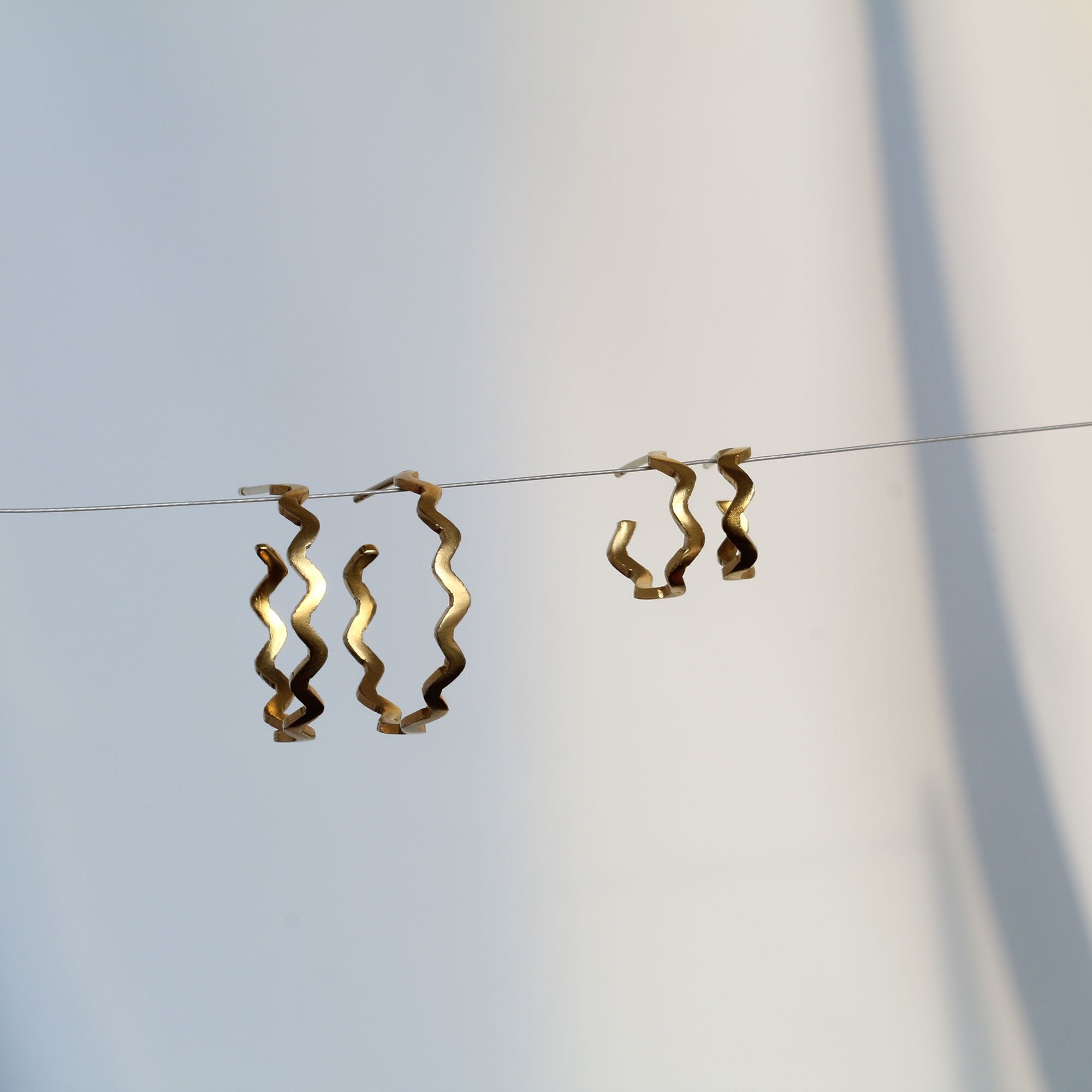Tiny Villa Sterling Silver Hoop Earrings