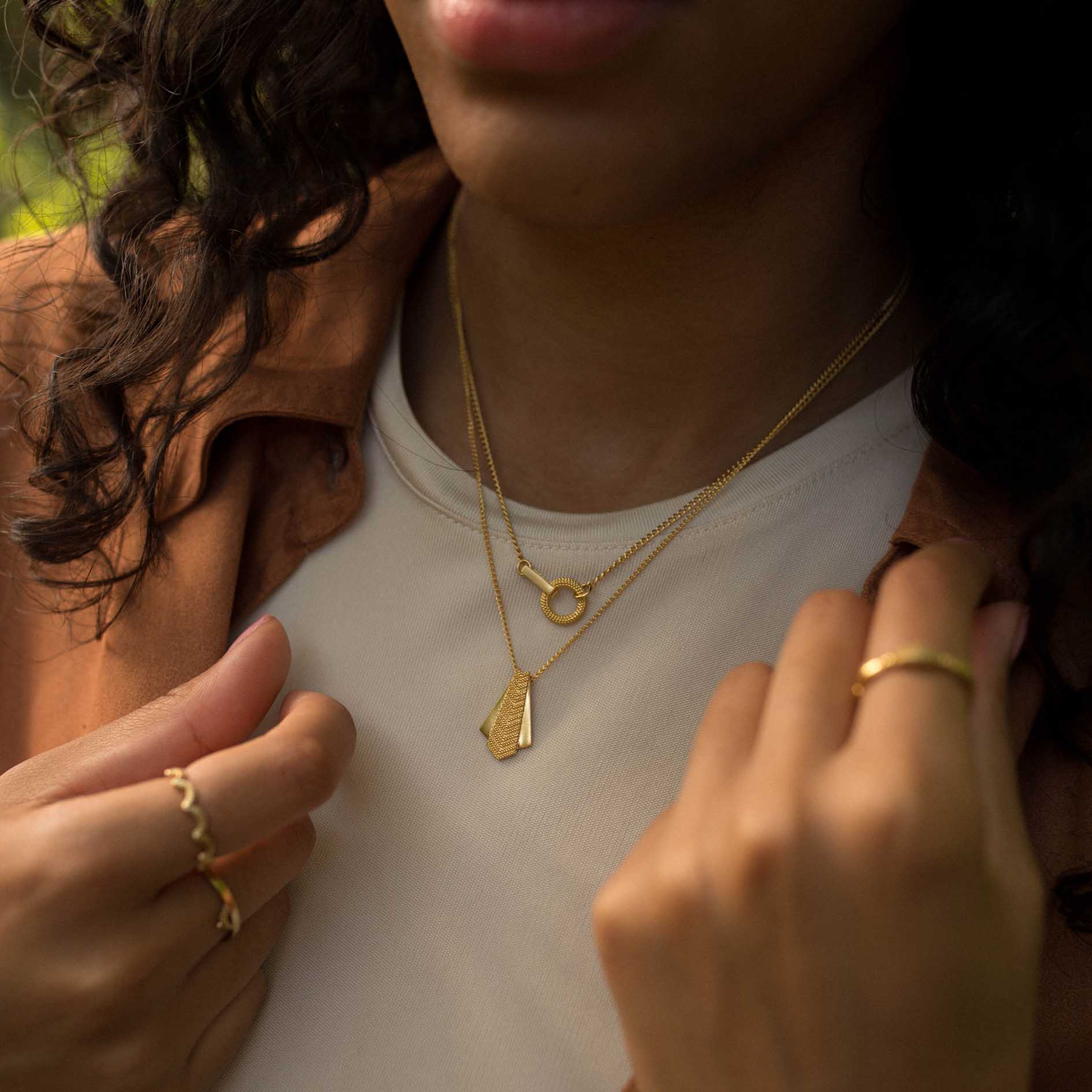 Tyro Yellow Gold Necklace
