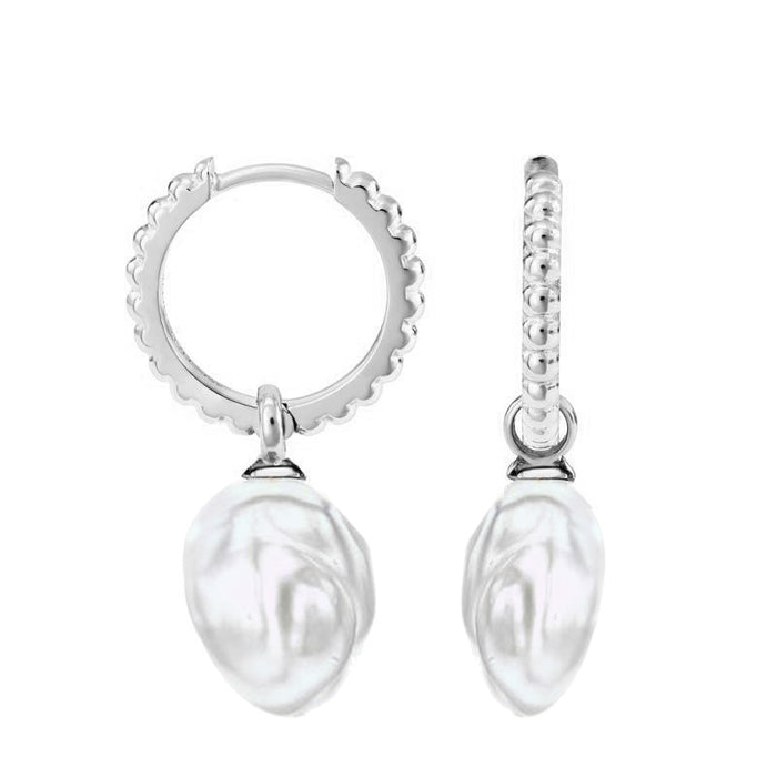 Dotty Keshi Luna Pearl Hoops