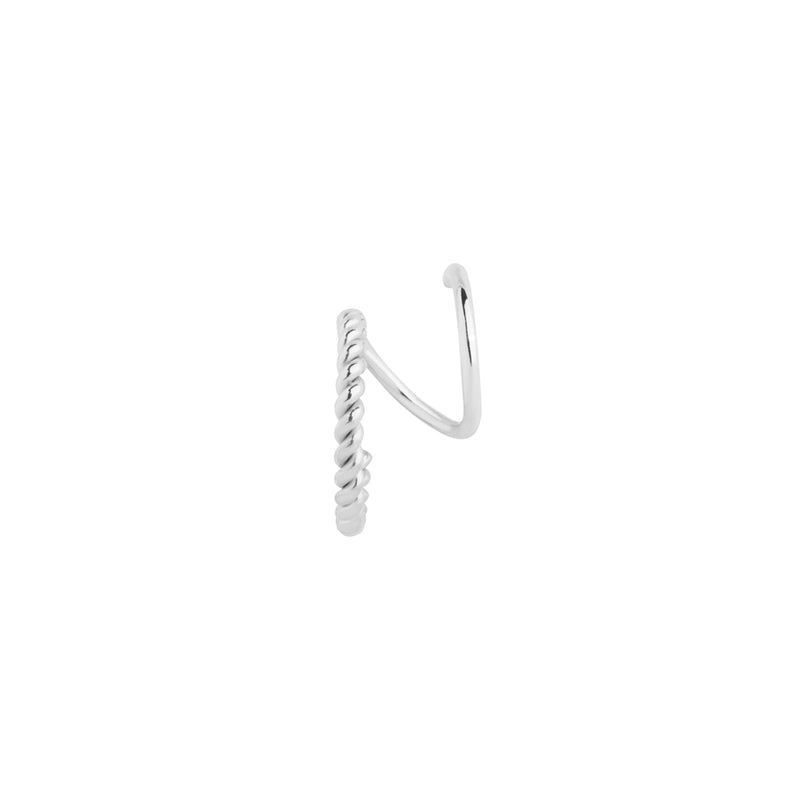 SOFIA TWIRL EARRING SILVER