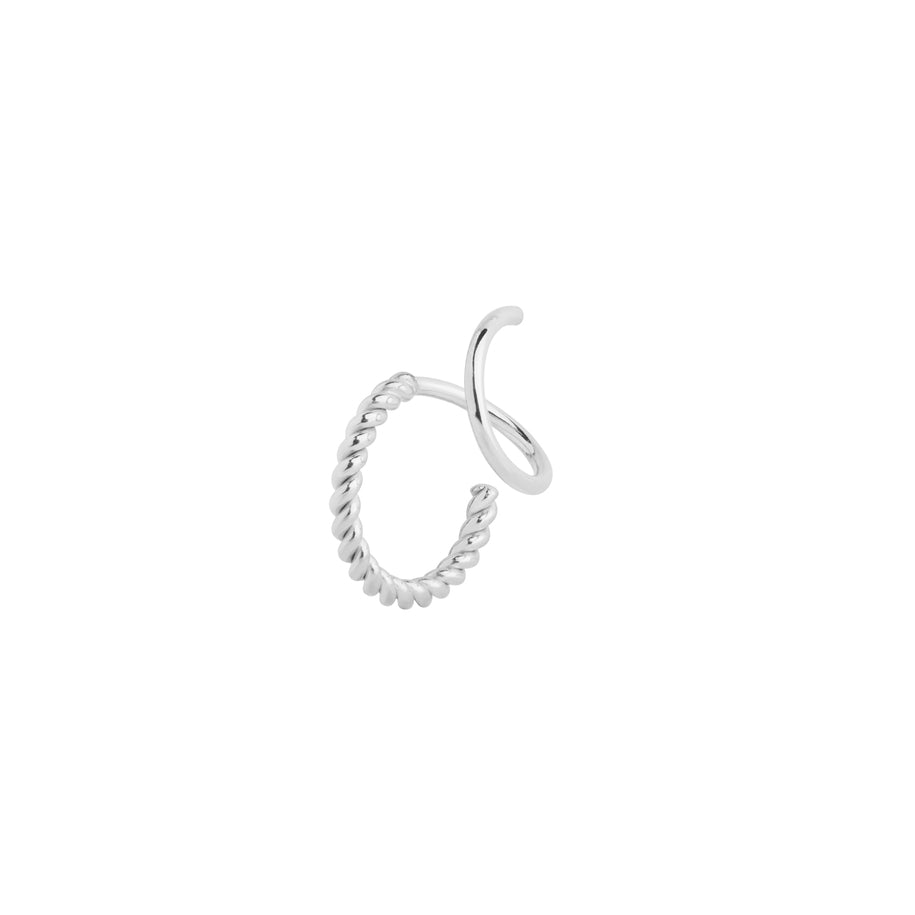 SOFIA TWIRL EARRING SILVER