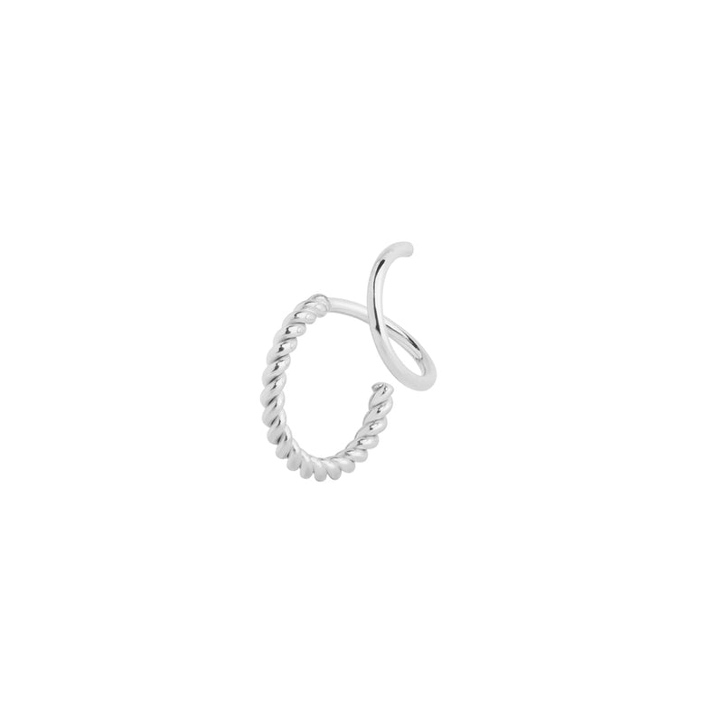 SOFIA TWIRL EARRING SILVER