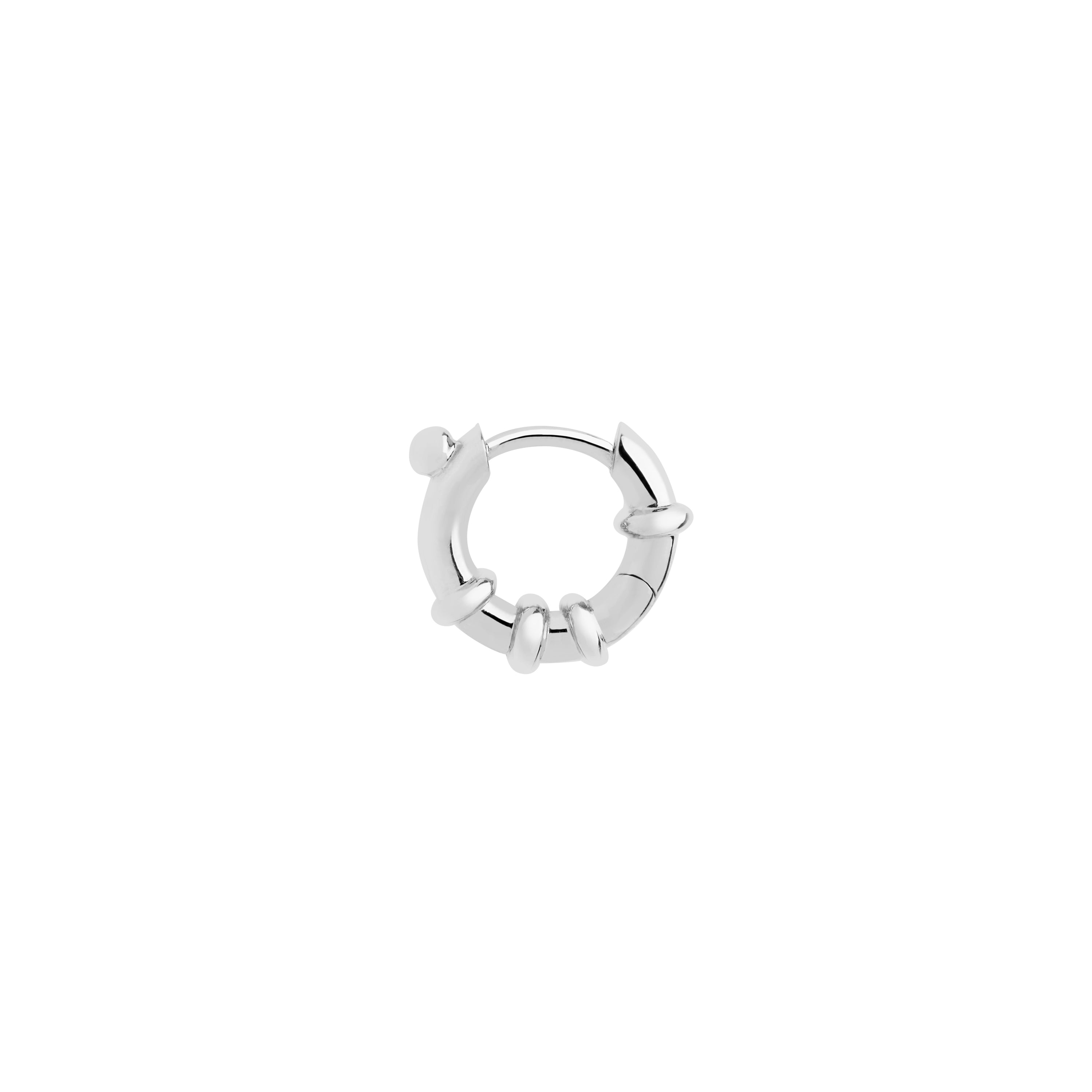 Spring Huggie - Silver