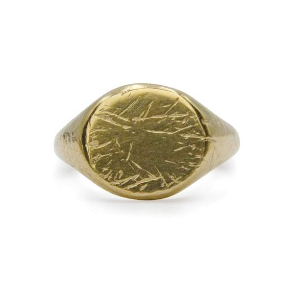 Textured Signet Ring