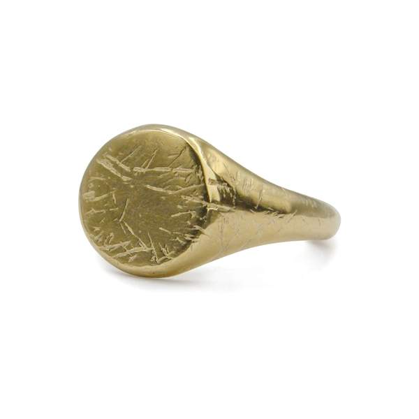 Textured Signet Ring