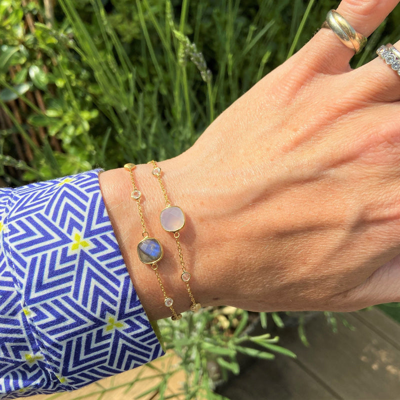 Bracelets & Bangles - Iseo Labradorite & Gold Vermeil Bracelet