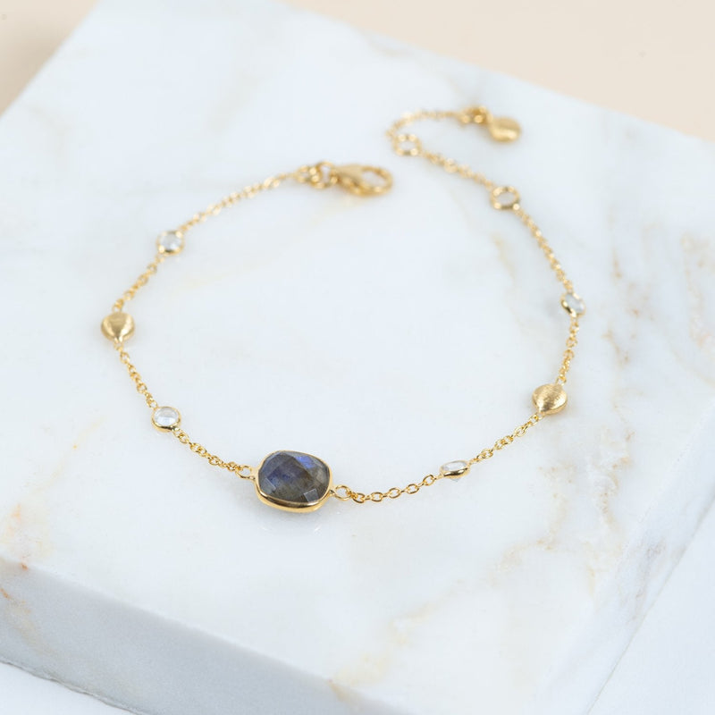 Bracelets & Bangles - Iseo Labradorite & Gold Vermeil Bracelet