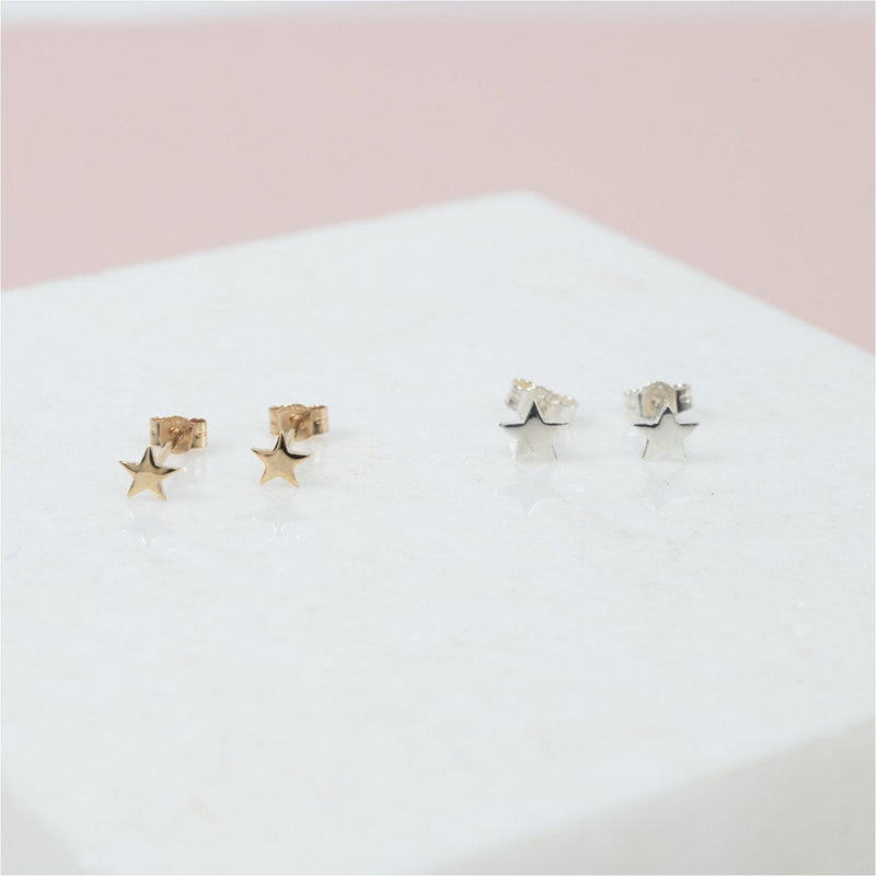 Soho Sterling Silver Mini Star Stud Earrings