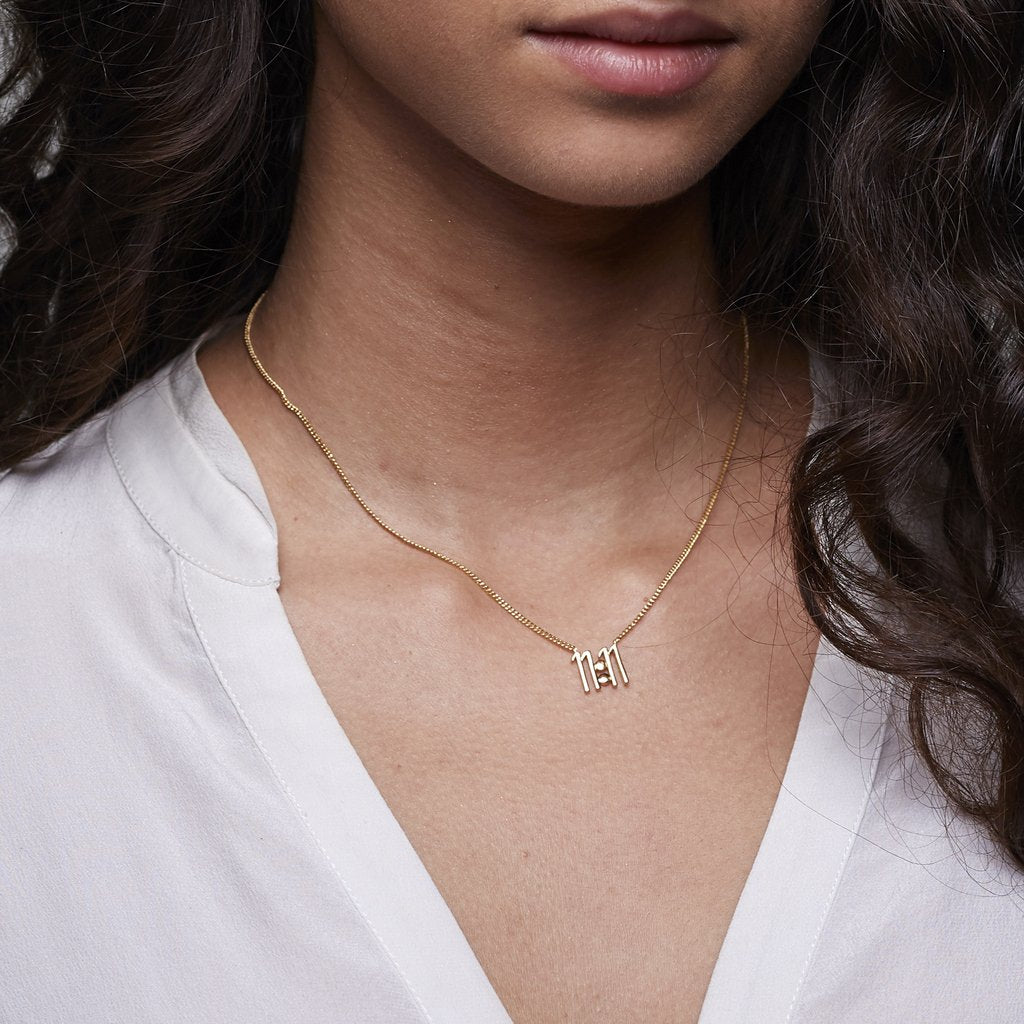 11:11 Pendant - 18ct Gold Vermeil