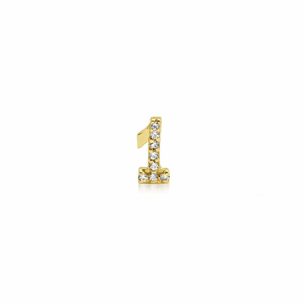 Numerology Earring 1 - Single