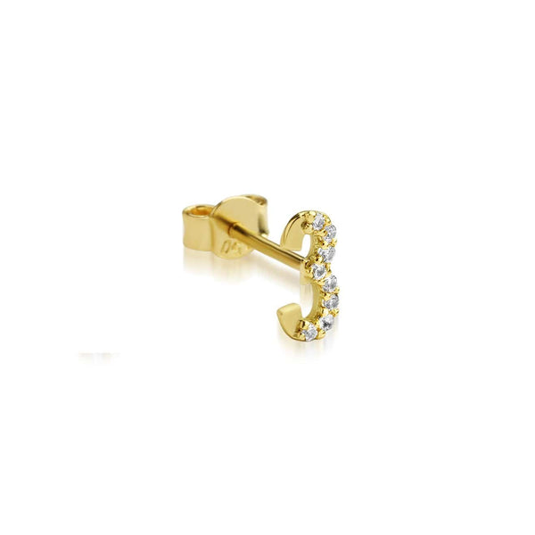 Numerology Earring 3 - Single
