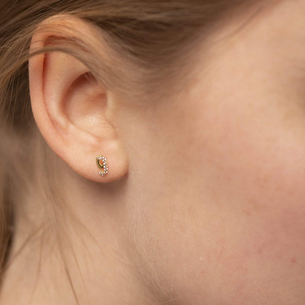 Numerology Earring 9 - Single