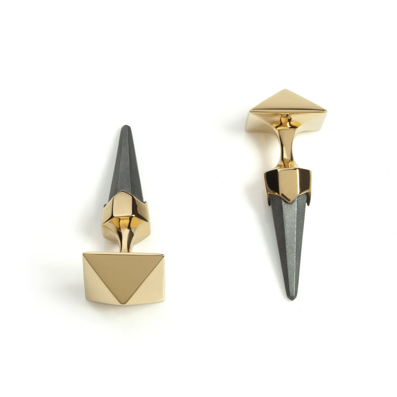 STAKE CUFFLINKS GOLD