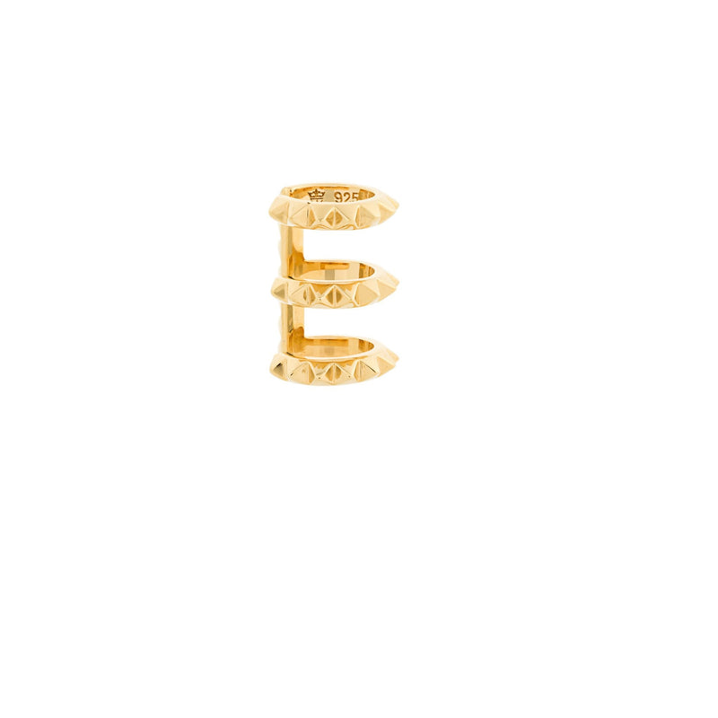 TRIPLE CROC EARCUFF GOLD