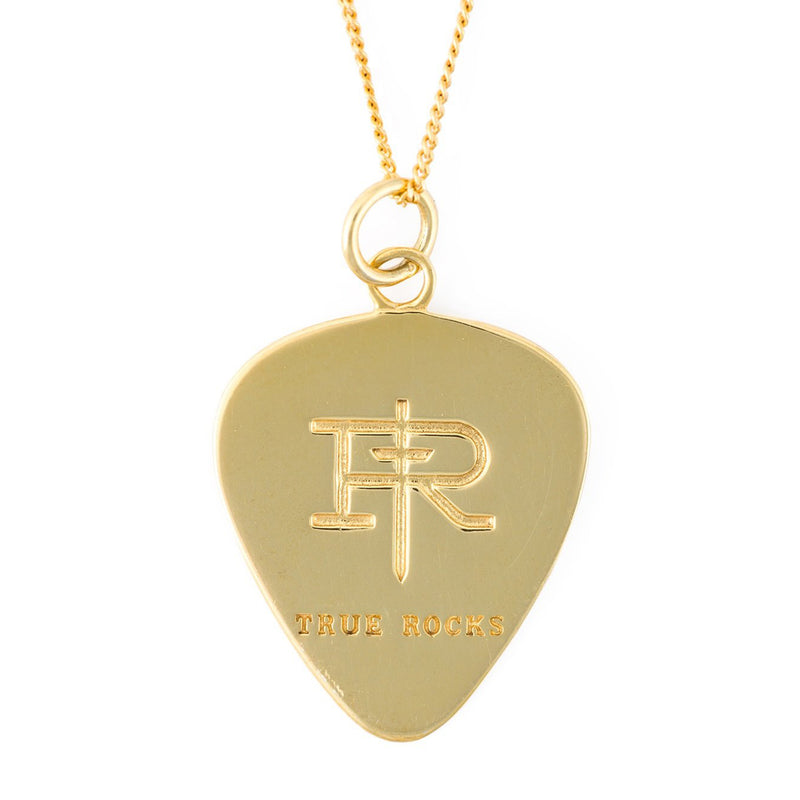 PLECTRUM PENDANT GOLD