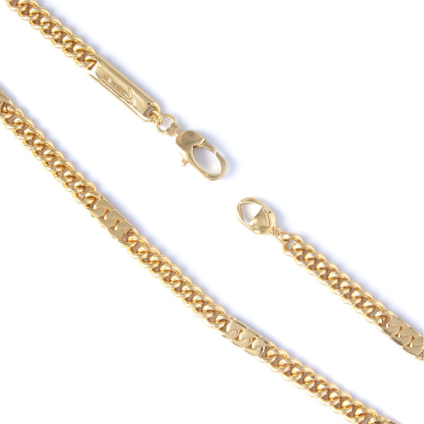 Power Chain Necklace - 18ct Gold-Plated Sterling Silver 40/50cm