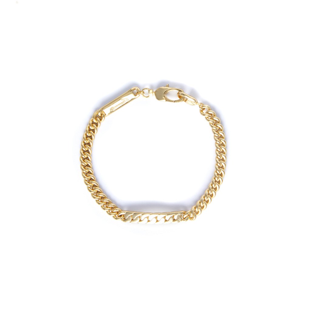 Power Tag Bracelet Gold