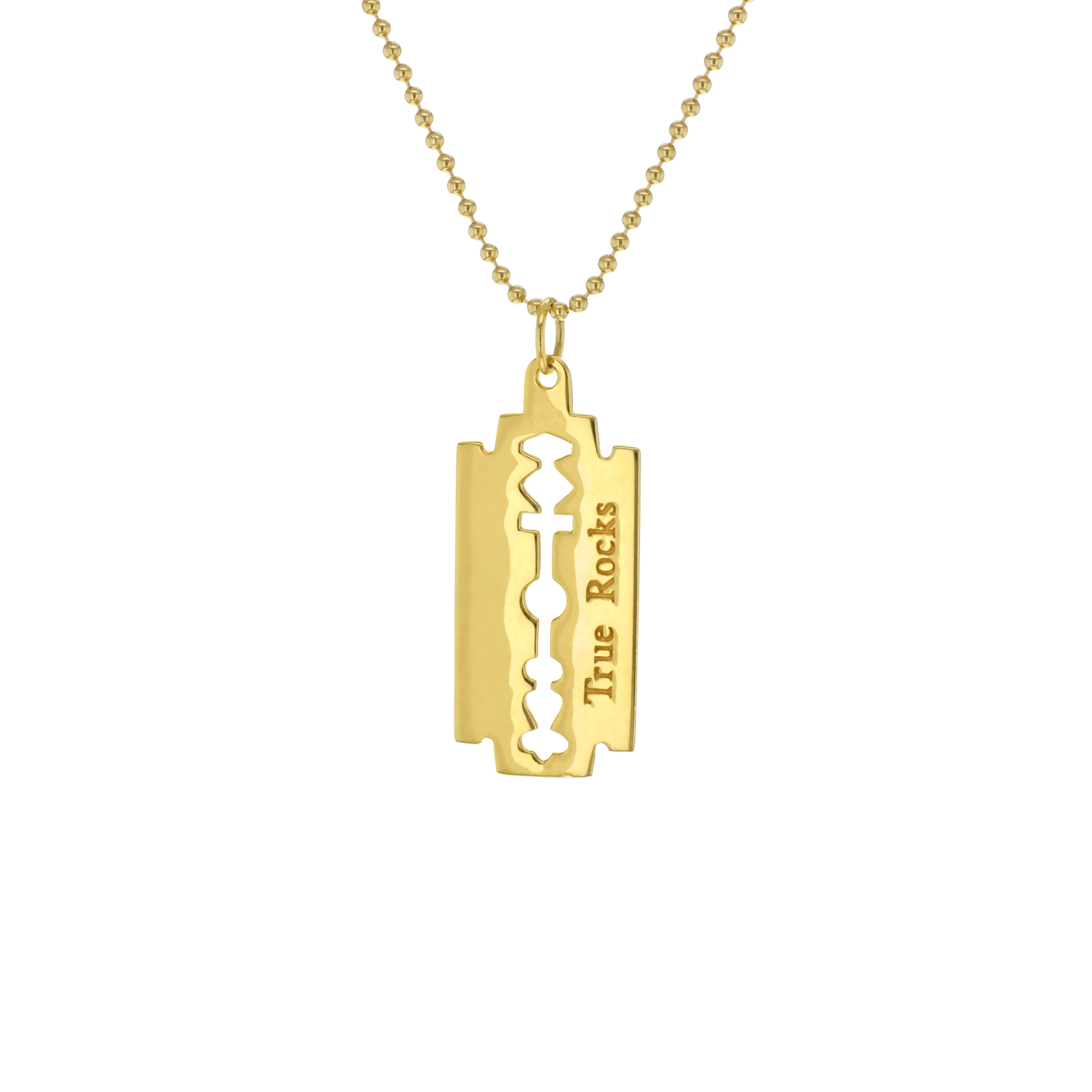 RAZOR PENDANT GOLD